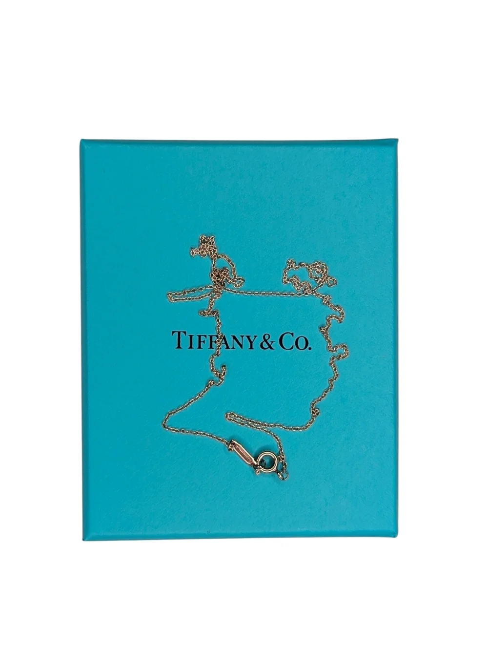 Authentic Tiffany & Co. 18" Sterling Silver Chain w/ Original Box - Picture 2 of 7